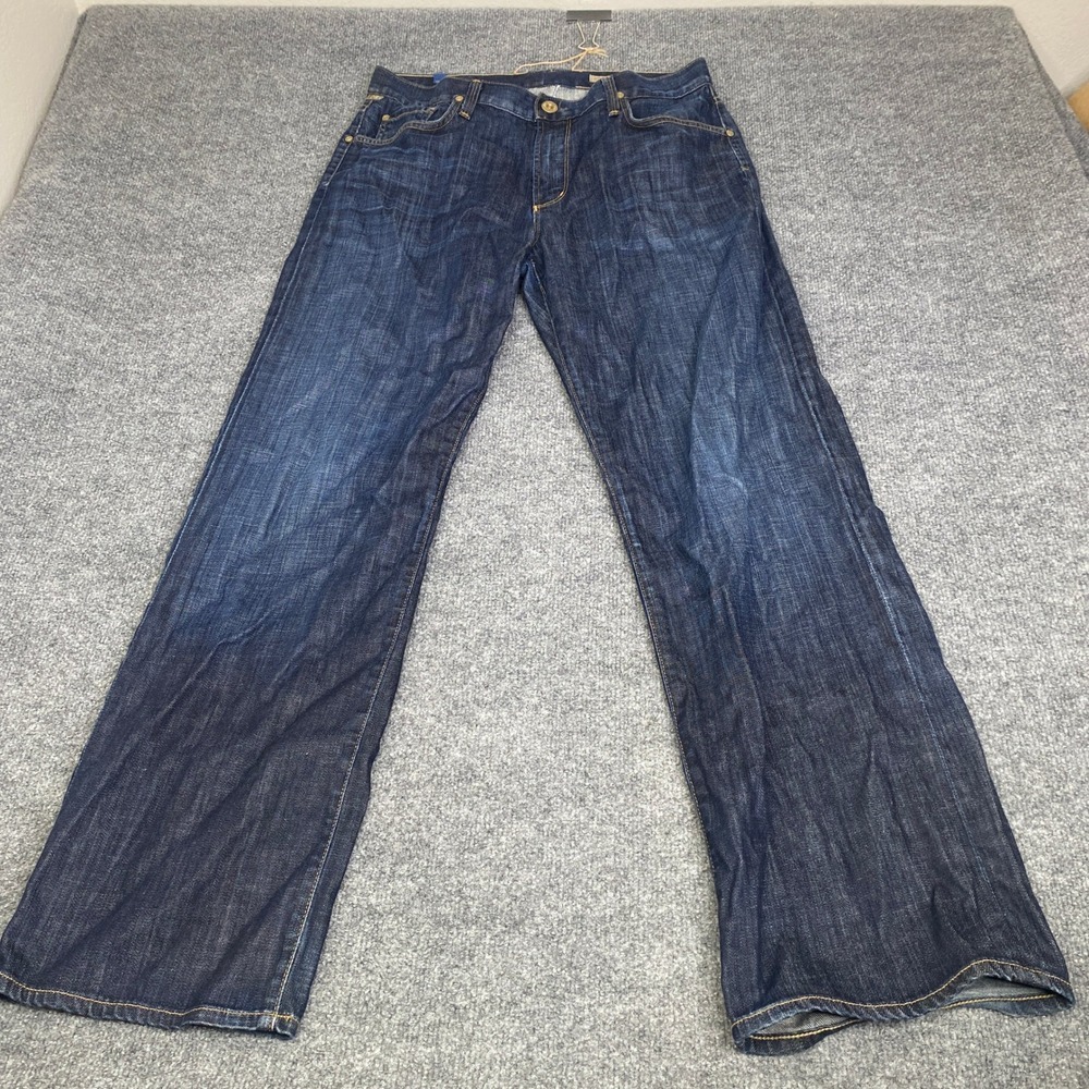 Citizens of Humanity Evans Relaxed Straight Leg Jeans Mens 36 Dark Wash 606D-132